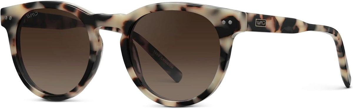 WearMe Pro Gafas de sol polarizadas redondas para mujer, protección...