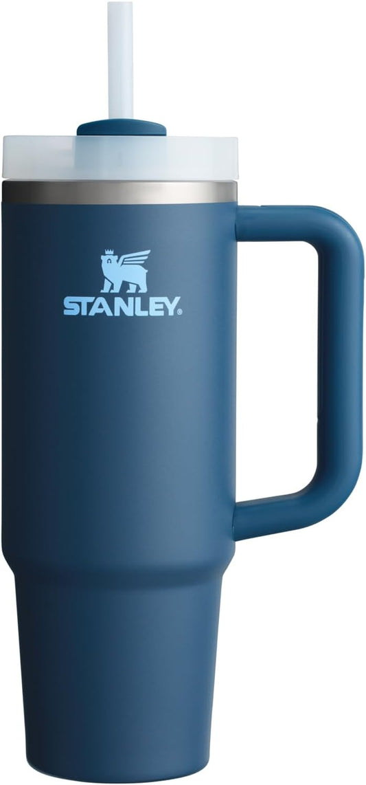 Stanley Quencher H2.0 - Vaso de 30 onzas con asa, pajilla y tapa gi...