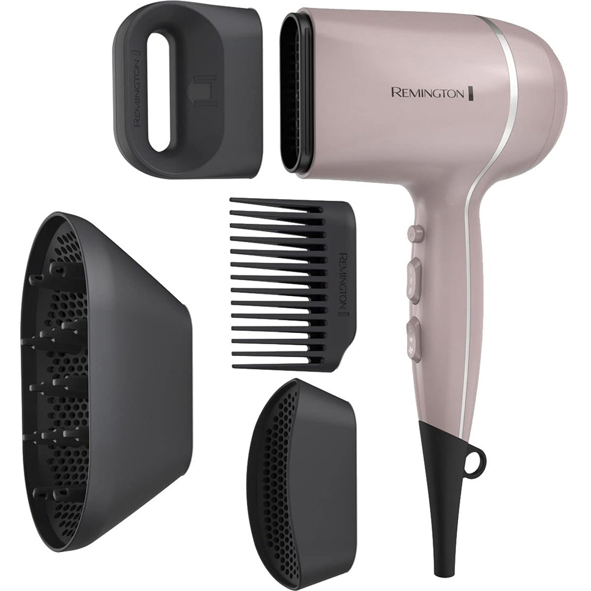 Remington Pro Wet2style Secador de pelo, tecnología iónica y cerámi...