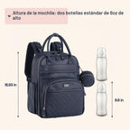 BabbleRoo - Mochila de cuero para pañales, mochila de viaje para be...
