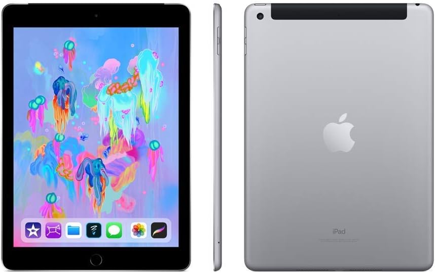 iPad Apple 2018 (Wi-Fi + Cellular, 32 GB) - Gris espacial (renovado)