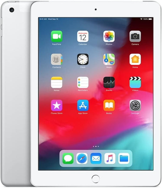 Apple iPad 9.7 pulgadas 6ª generación WiFi + celular (128 GB, plata...