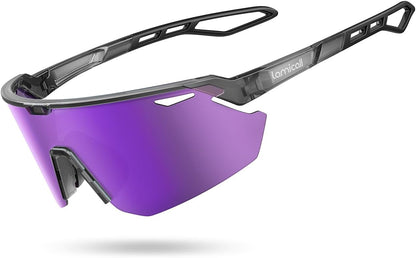 Lamicall Gafas de sol deportivas polarizadas de 0.85 oz para hombre...