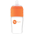 PopYum Biberón de 9 oz con fórmula anticólica naranja para hacer\/m...
