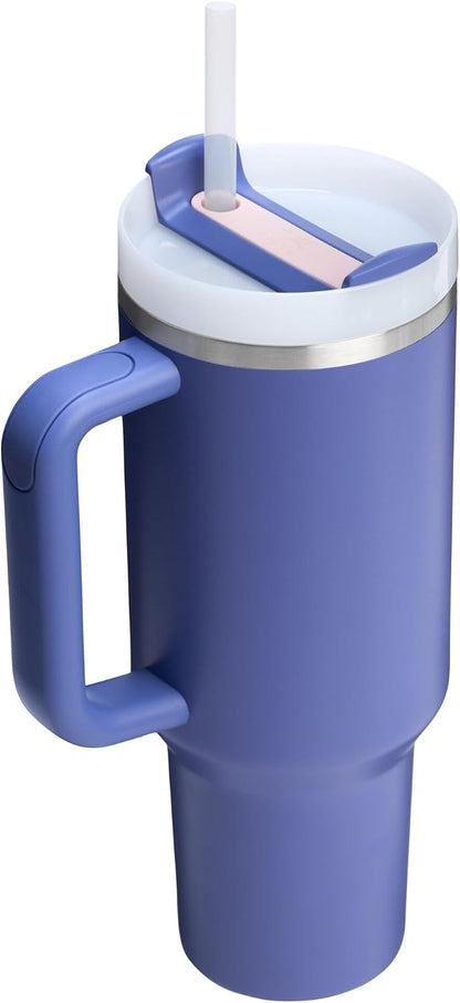 STANLEY Quencher H2.0 Vaso con asa y pajita 40 oz | Tapa Flowstate...
