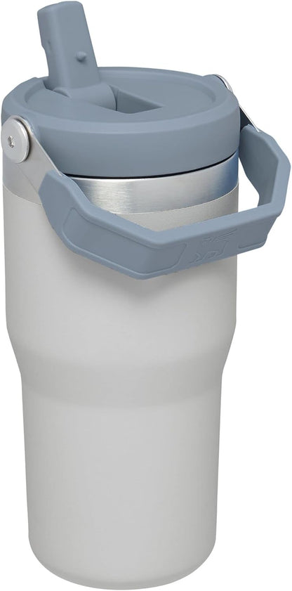 Stanley IceFlow - Vaso con pajita abatible con asa de 20 oz | Tapa...