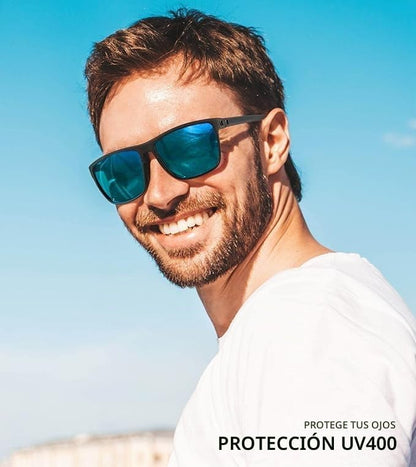 KALIYADI Gafas de sol polarizadas para hombre, gafas de sol clásica...