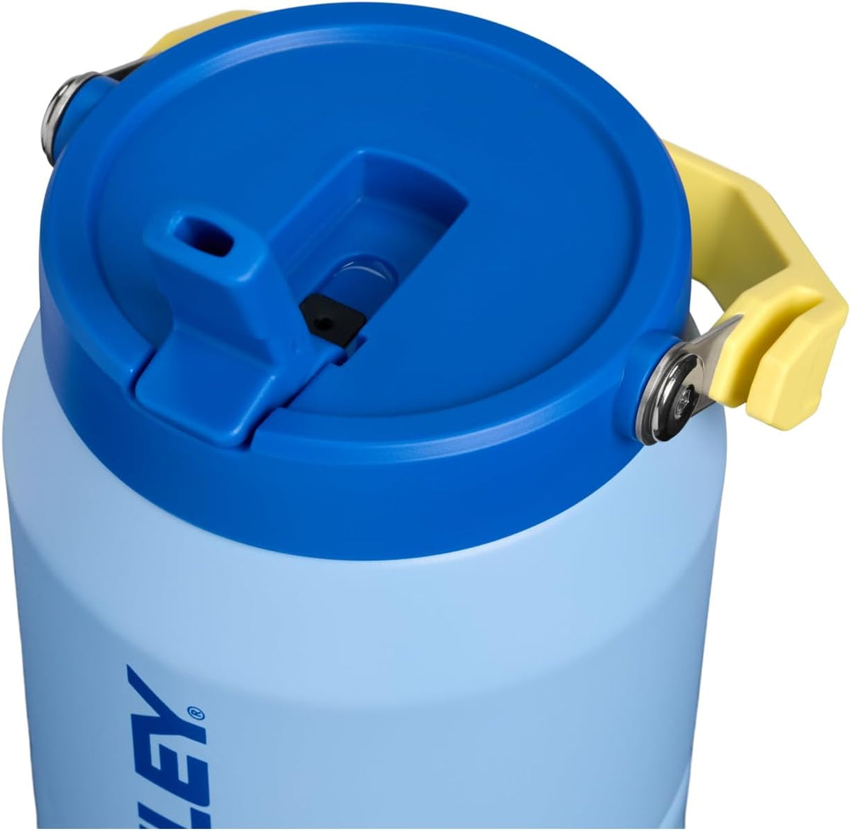 STANLEY IceFlow - Jarra con popote 2.0, 64 onzas, azul almirante de...