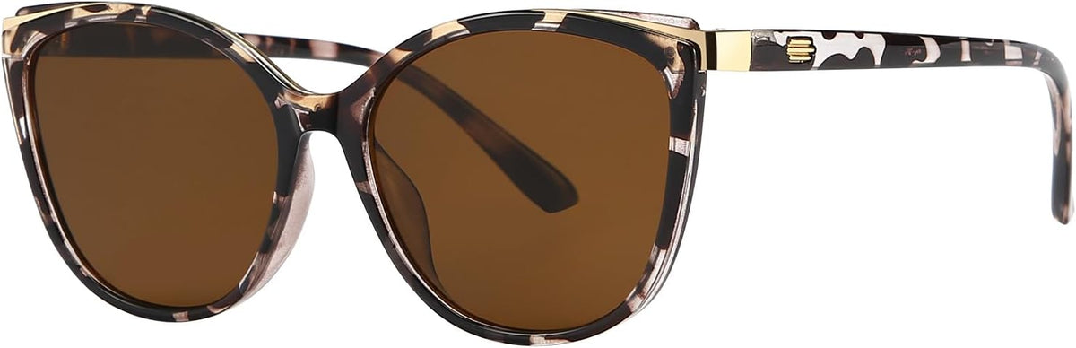 Colrea Gafas de Sol Modernas con Forma de Ojo de Gato para Mujer, E...