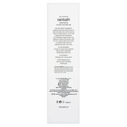 Gel de reabastecimiento Neutrogena Rainbath para ducha y baño, bris...
