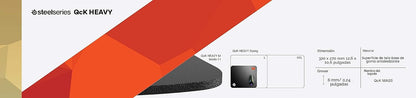 SteelSeries QcK Alfombrilla de Gaming para Mouse - Tela Gruesa Medi...