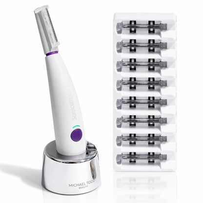 Michael Todd Beauty Sonicsmooth Dermaplane Razor para la cara de la...