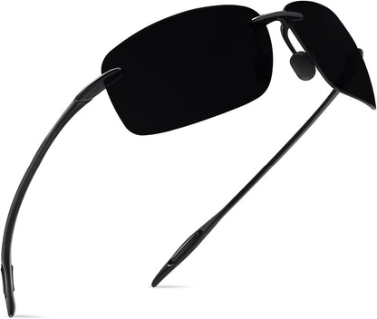 JULI Gafas de sol deportivas para hombres y mujeres, marco Tr90 sin...