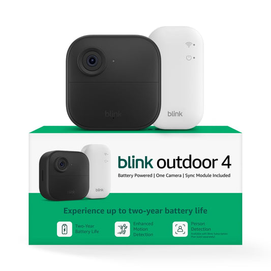 Plan Blink Outdoor 4 + 1 año Plus \u2013 Cámara de seguridad inteli...