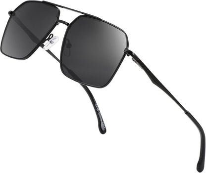 ZENOTTIC Gafas de sol polarizadas de aviador para hombre: protecció...