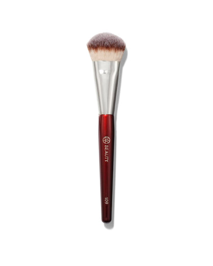 BK BEAUTY BROCHAS - 109 MINI BASE CONTORNEADA - Brocha facial para...