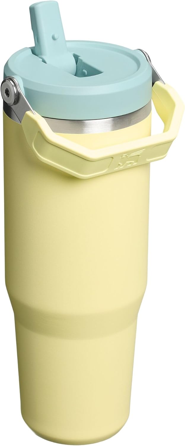 Stanley IceFlow 2.0 - Vaso con pajilla abatible con asa, 30 onzas,...