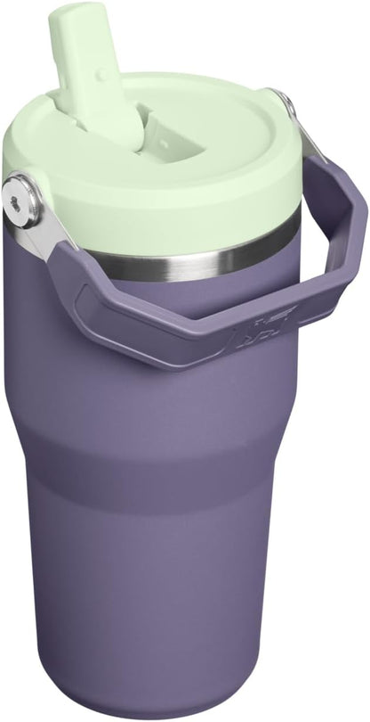 STANLEY IceFlow 2.0 - Vaso con pajita, 20 onzas, color morado | Asa...