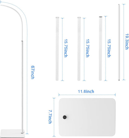 Soporte de pie para monitor de bebé de altura ajustable de 67 pulga...