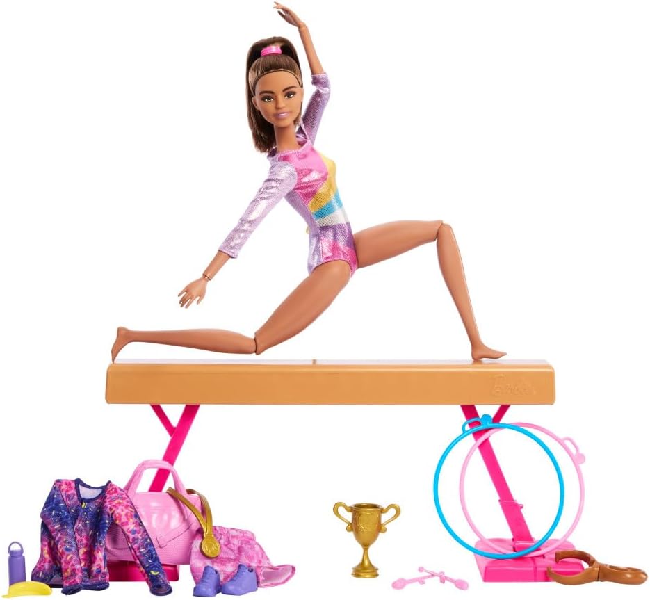 Barbie Careers - Juego de muñeca y accesorios temáticos de gimnasia...