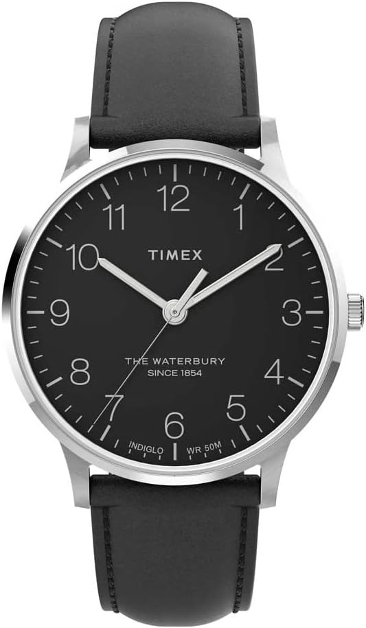 Timex Reloj clásico Waterbury para hombre de 40 mm