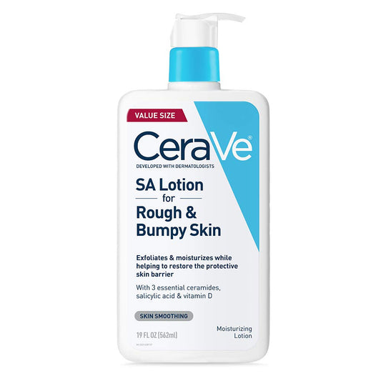 CeraVe Loción de ácido salicílico, loción corporal para pieles áspe...