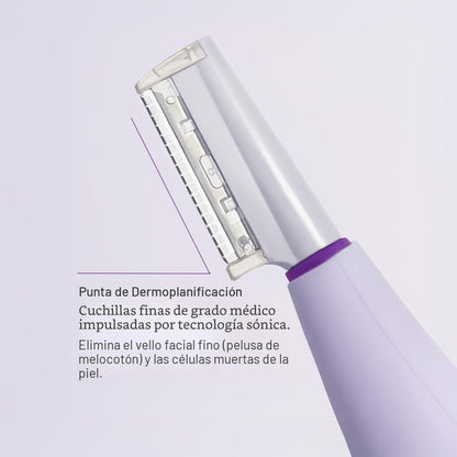 Michael Todd Beauty Sonicsmooth Dermaplane Razor para la cara de la...