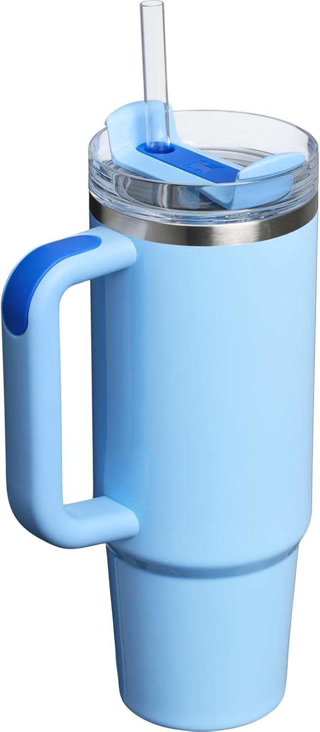 STANLEY Quencher H2.0 - Vaso de 30 onzas con mango y popote | Tapa...