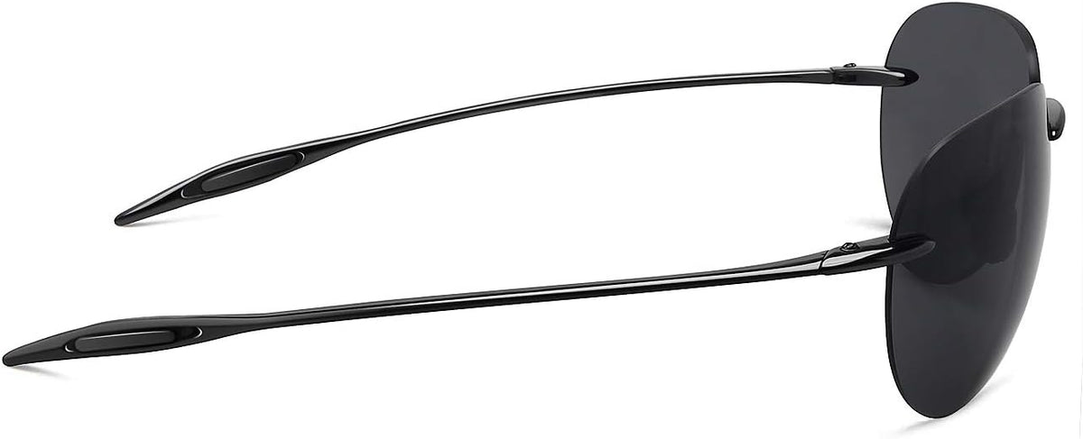JULI Gafas de sol deportivas para hombres y mujeres, marco Tr90 sin...