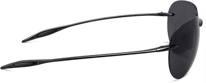 JULI Gafas de sol deportivas para hombres y mujeres, marco Tr90 sin...