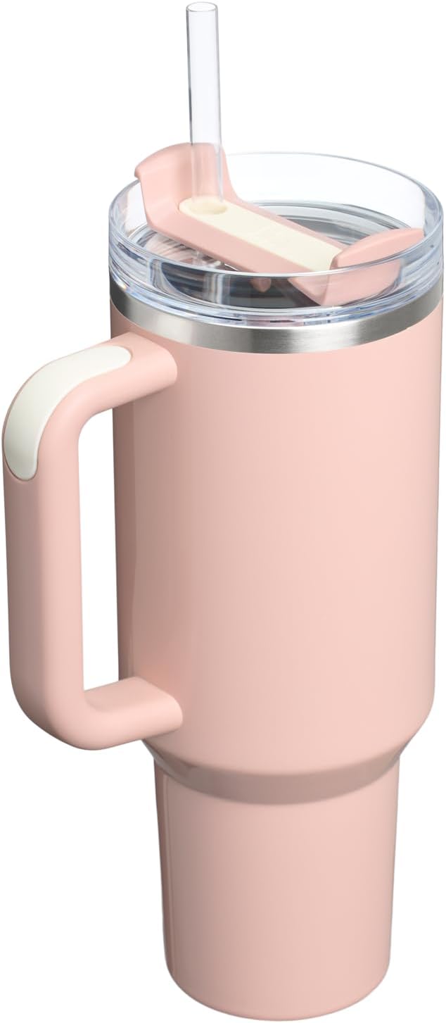 STANLEY Quencher H2.0 Vaso con mango y popote de 40 oz | Tapa Flows...