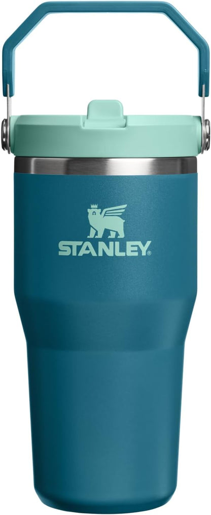 STANLEY IceFlow 2.0 - Vaso con pajilla, 20 onzas, color verde azula...