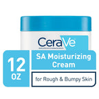 CeraVe SA Crema hidratante, exfolia y suaviza la piel áspera, 12 on...