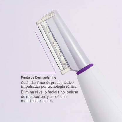 Michael Todd Beauty Sonicsmooth Dermaplane Razor para la cara de la...