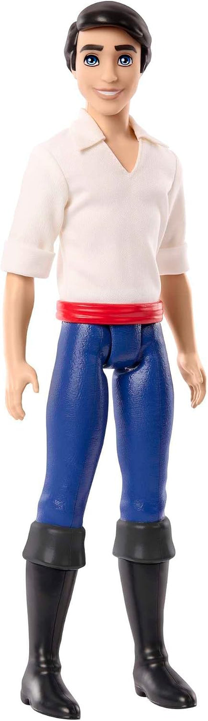 Mattel Disney Princess Toys, Prince Eric Posable Muñeca de moda con...