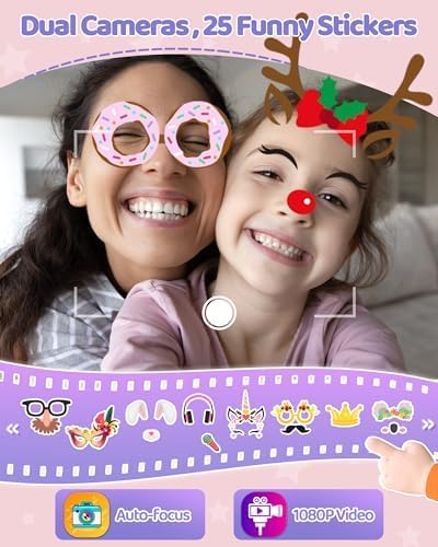 KOKODI Teléfono inteligente para niños, pantalla táctil HD con dobl...