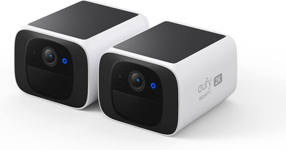 eufy Security SoloCam S220 Paquete de 2 cámaras, cámara de segurida...