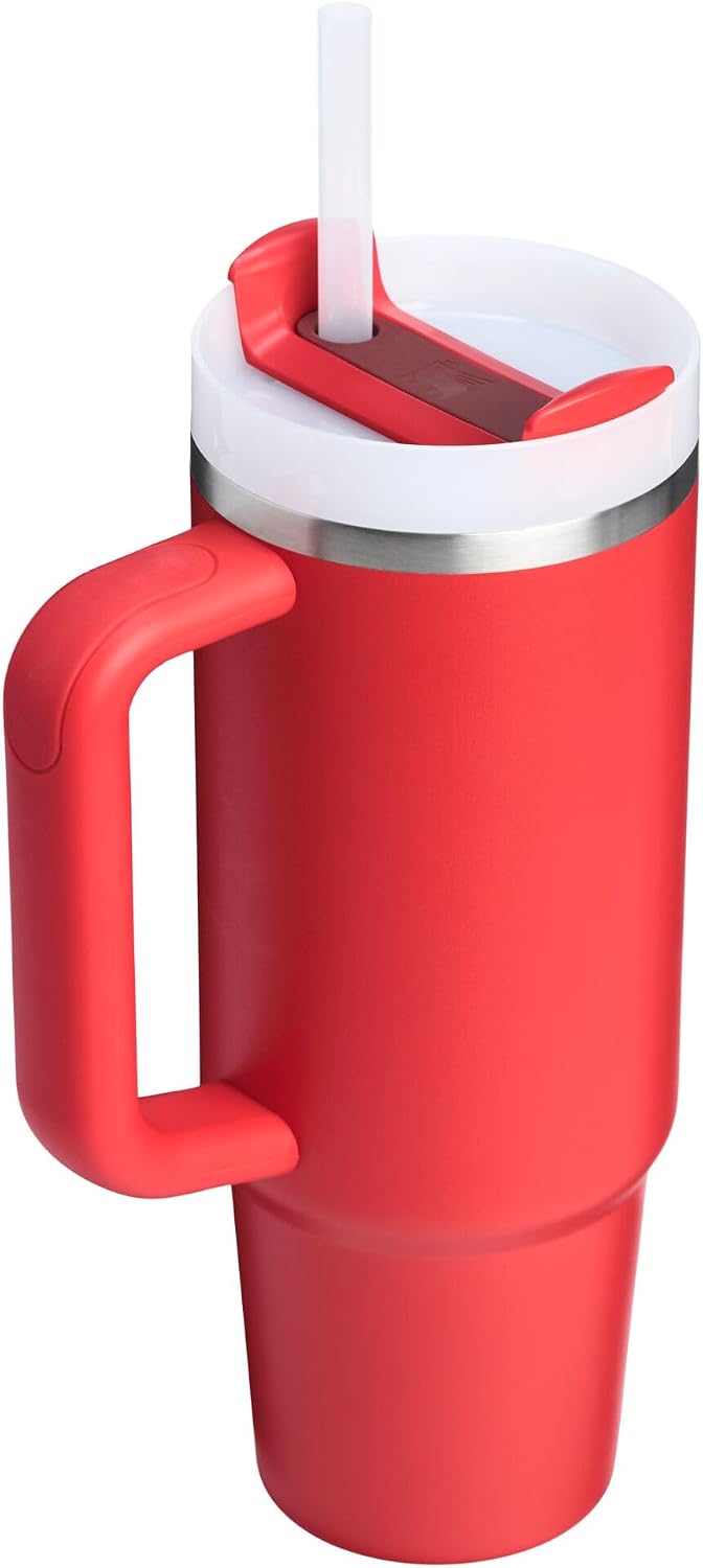 Stanley Quencher H2.0 - Vaso de acero inoxidable con asa, pajilla y...