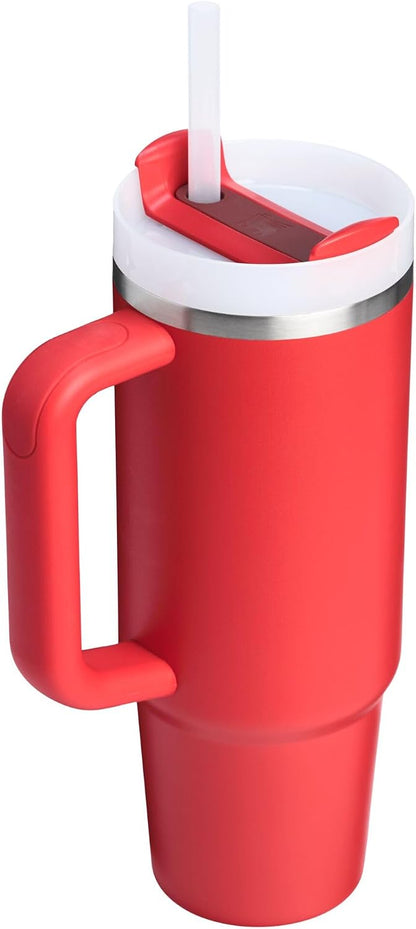 Stanley Quencher H2.0 - Vaso de acero inoxidable con asa, pajilla y...