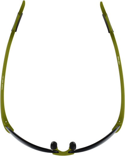 JULI Gafas de sol deportivas para hombres y mujeres, marco Tr90 sin...