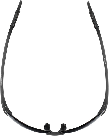 JULI Gafas de sol deportivas para hombres y mujeres, marco Tr90 sin...