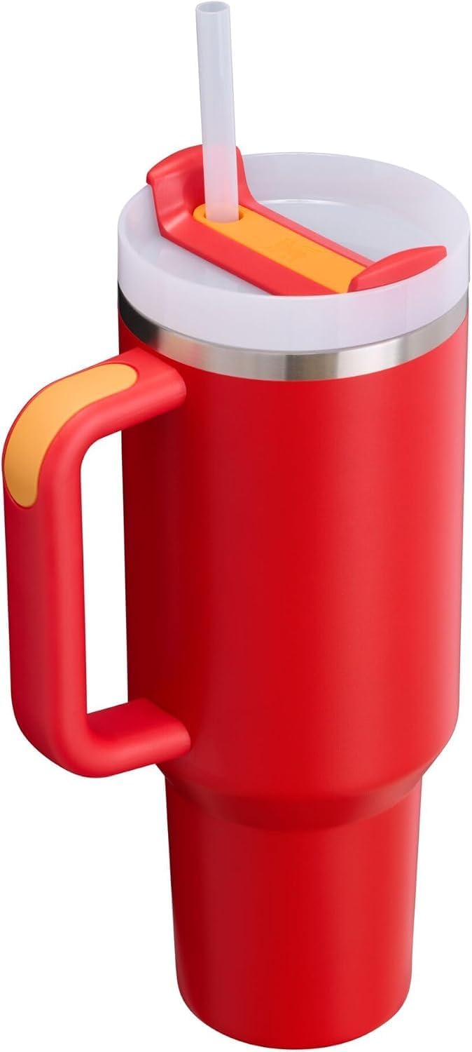 Stanley Quencher H2.0 - Vaso con mango y popote de 40 onzas | Tapa...