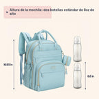 BabbleRoo Mochila de cuero para pañales - Baby Essentials Bolsa de...