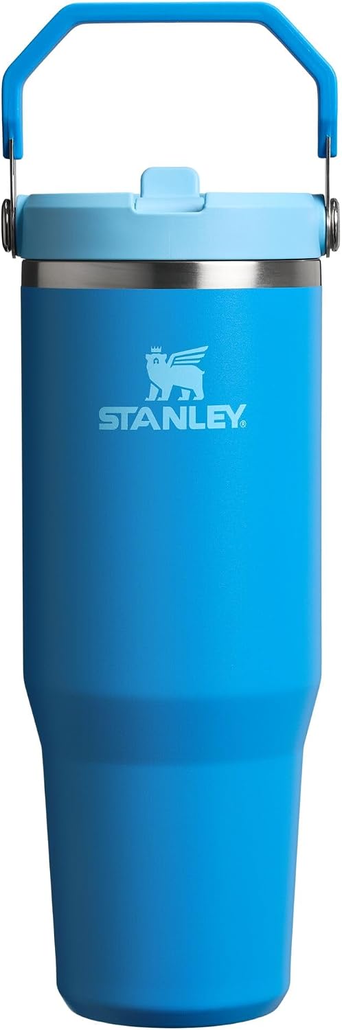 Stanley IceFlow 2.0 - Vaso con pajilla abatible con asa, 30 onzas,...