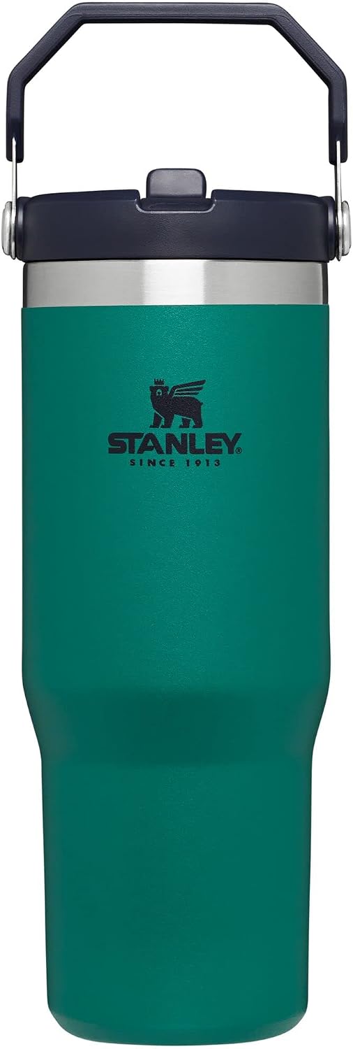 Stanley IceFlow - Vaso de acero inoxidable, botella de agua aislada...