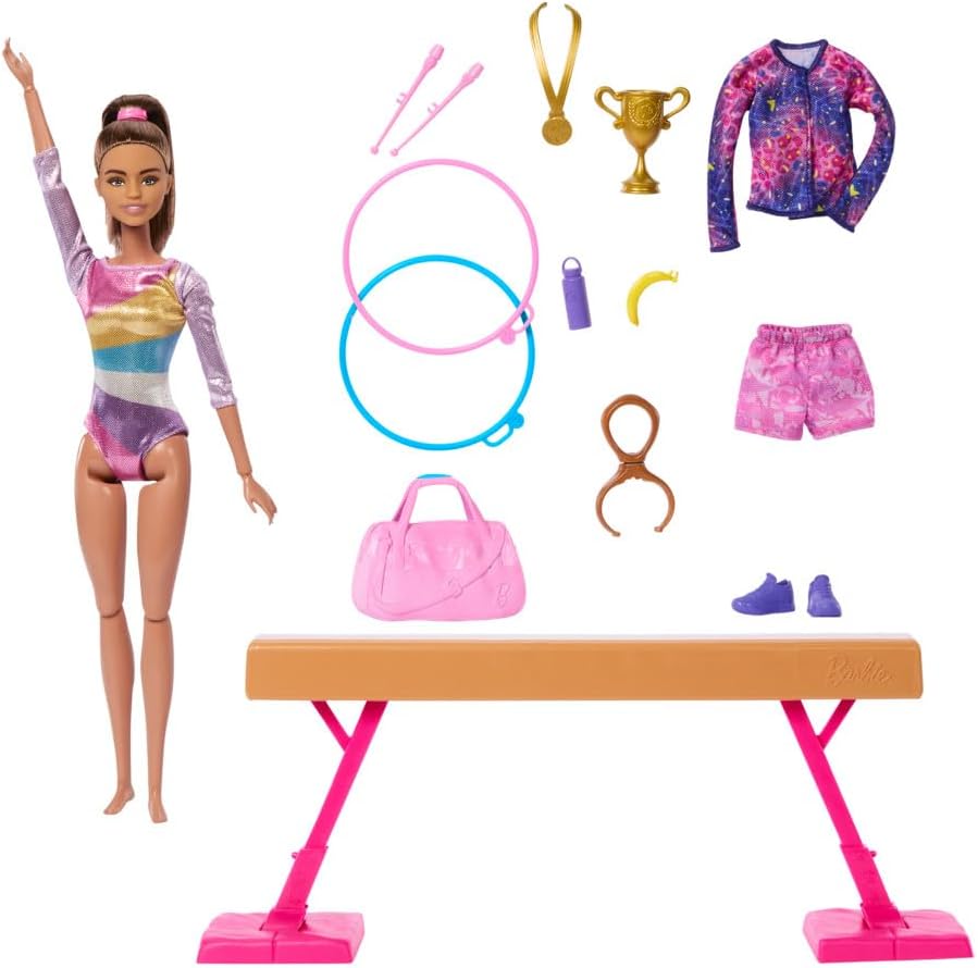 Barbie Careers - Juego de muñeca y accesorios temáticos de gimnasia...
