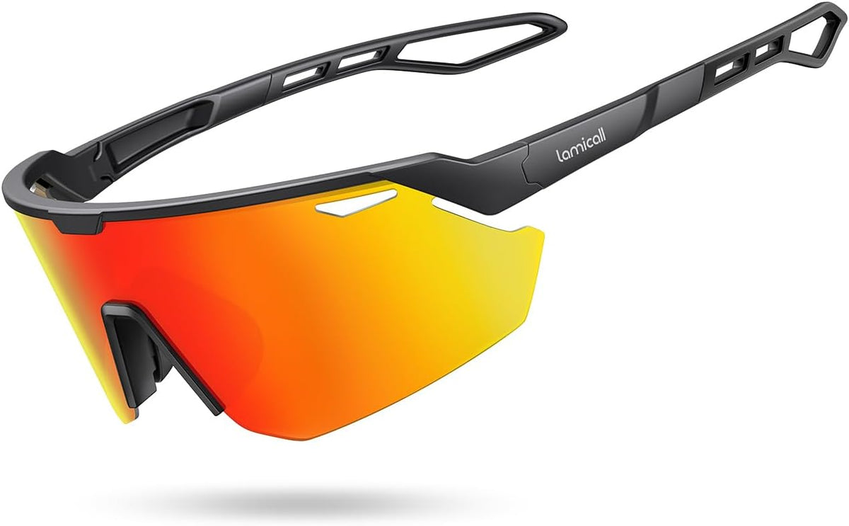 Lamicall Gafas de sol deportivas polarizadas de 0.85 oz para hombre...