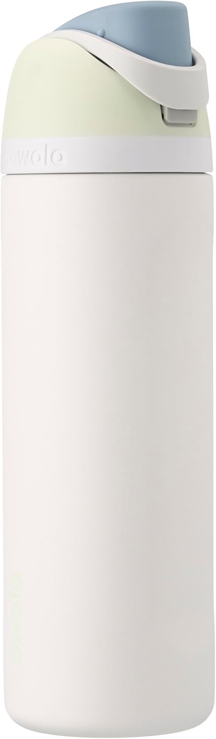 Owala FreeSip - Botella de agua de acero inoxidable de 24 oz Iced B...