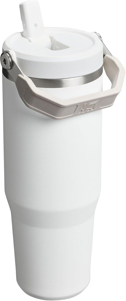 STANLEY IceFlow 2.0 - Vaso con pajilla abatible con asa, tapa girat...
