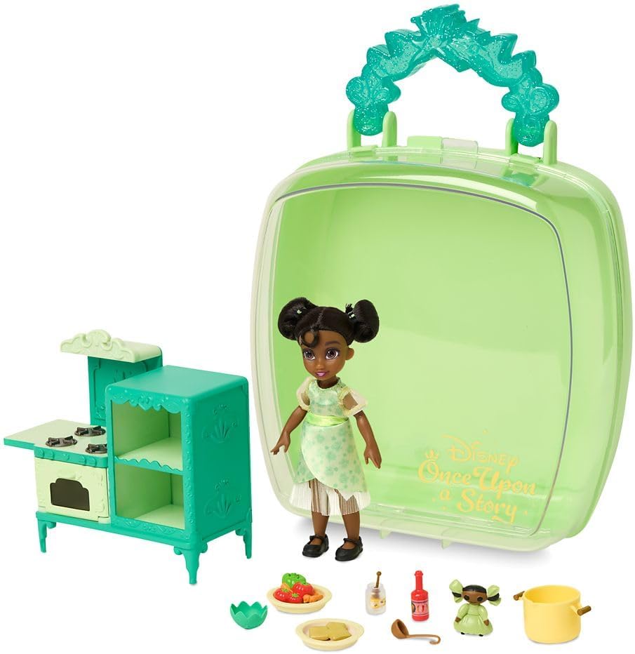 Disney Store Juego oficial de muñecas Princess Tiana Once Upon a St...